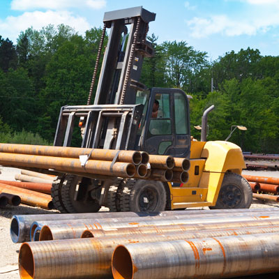 Large Diameter Tubing Forklift - Specialty Pipe and Tube